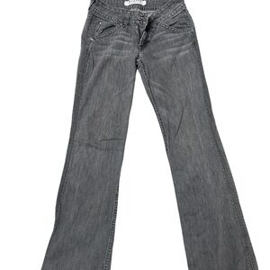 Vintage Hudson Jeans Women's Charcoal Boot Cut super low rise